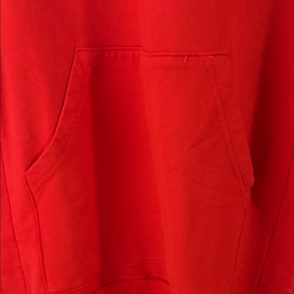 Orange Hoodie Sweatshirt Dress - Picture 6 of 11